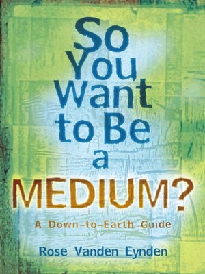 cover image of So you want to be a Medium